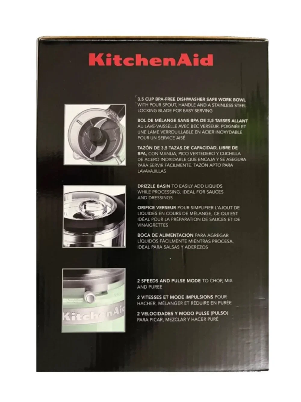 new in box PISTACHIO GREEN KitchenAid 3.5-Cup Food Chopper a.k.a. Food Processor
